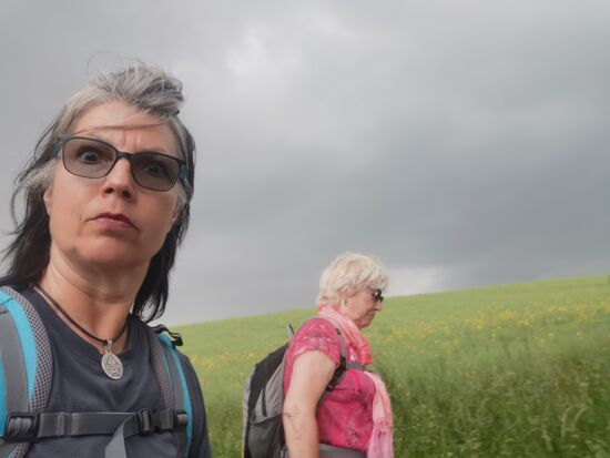 hm, ob wir noch trocken zurück kommen????