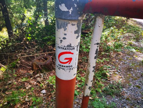 Das rote G begleitet zuverlässig den gesamten Rundweg.