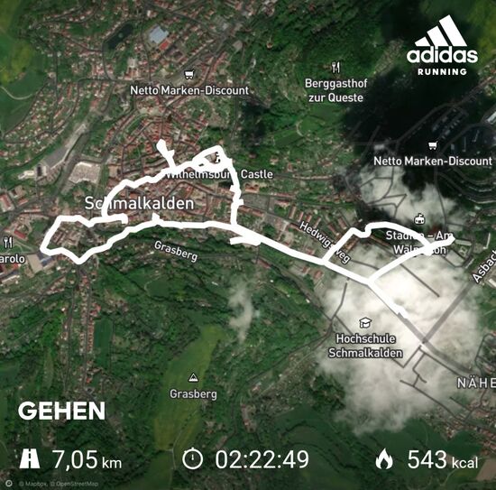 Auf dieser Rundtour befinden sich einige Street-Art Kunstwerke - großflächig bemalte Häuserfassaden.