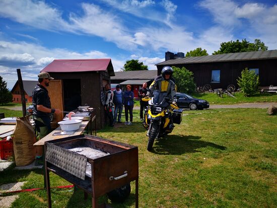 mit dem Bike bis vor den Grill