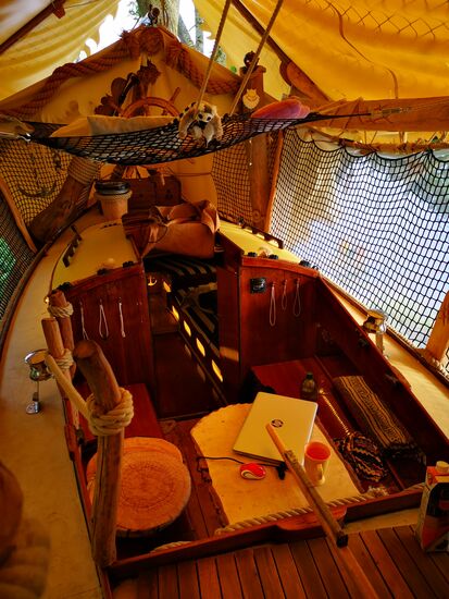 mein "Schlaf- und Arbeits-Schiff"