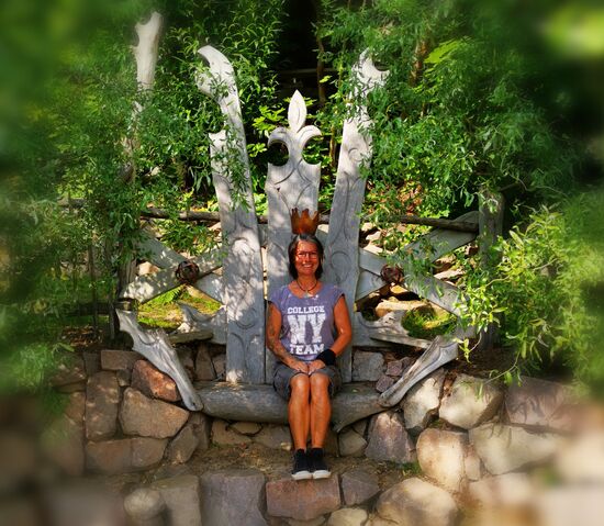 heute ist mein Geburtstag - da darf ich mal Königin sein 