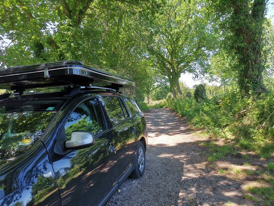 die kleine Umwegstrecke ist ein wundervoller Weg.