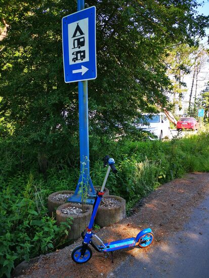 mein "Zweirad" on tour