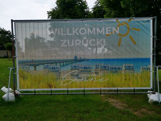 mal schnell die Strandpromenade von Grömitz anschauen