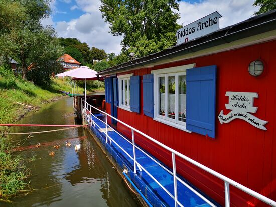 Einkehr auf dem Wasser - sehr hübsch.