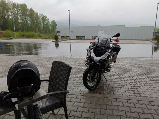 zwischendrin leider immer wieder "regnerische Abschnitte"