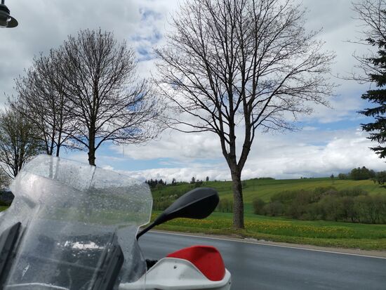 Stopp am einem Imbiss der geöffnet hat - sind nicht viele...