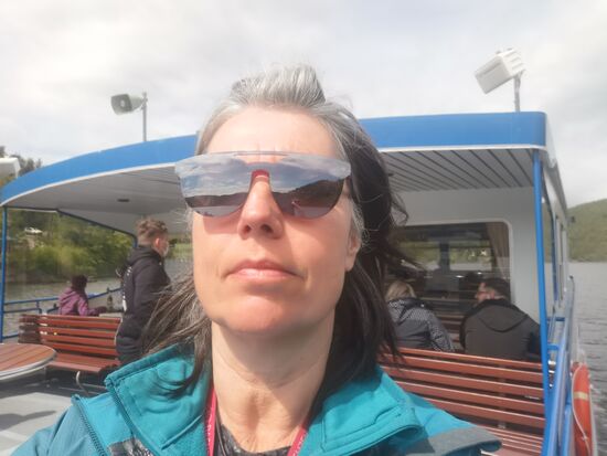 wie die ganzen Tage wechseln auch hier die "sonnigen Abschnitte" 