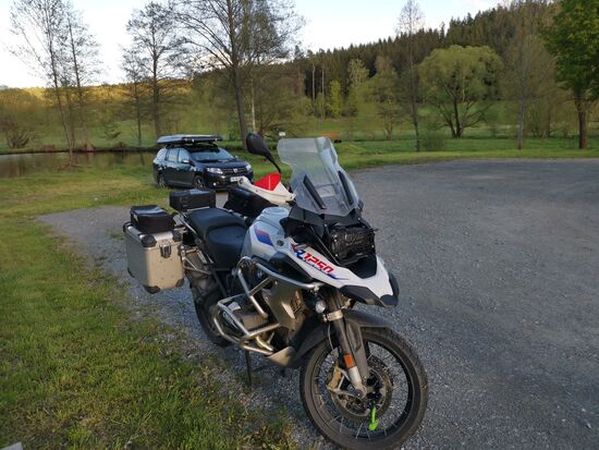 beide Fahrzeuge haben das heutige Ziel erreicht