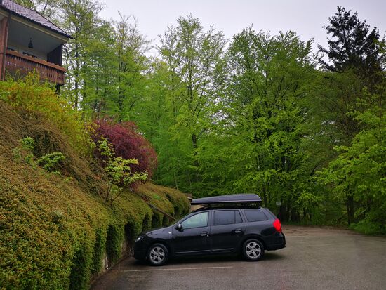 kein Parkplatz-Problem in diesen Zeiten 