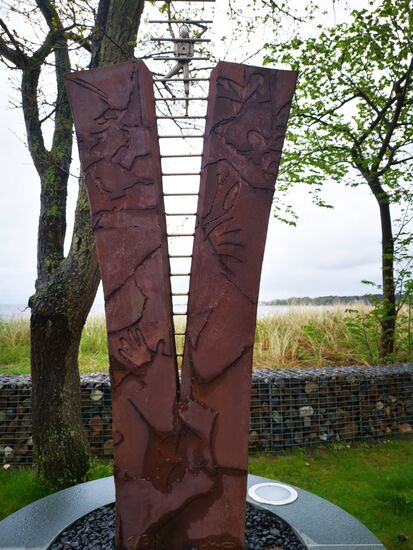 Skulptur "der Himmelsstürmer"