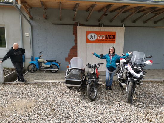 hier treffen Zweirad-Welten aufeinander