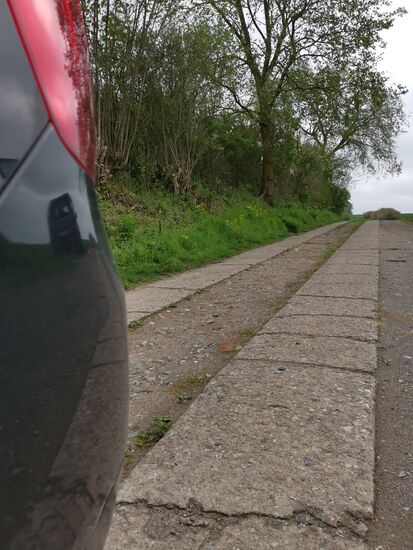 wieder ein Stück ehemaliger Patrouillenweg