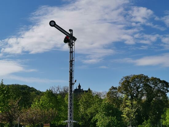 im Hintergrund Schloss Wernigerode