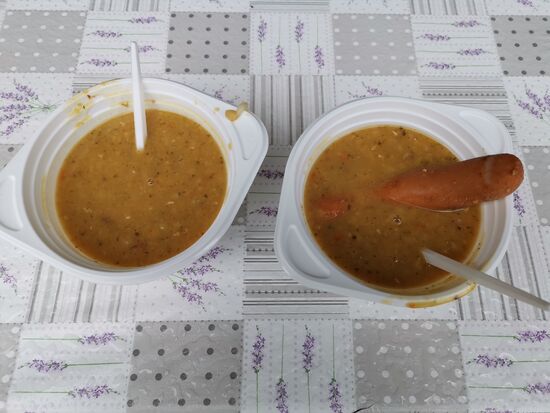 Kukkis Erbsensuppe - eine Institution