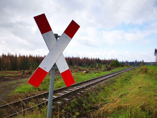 vor einigen Jahren fuhr die Harzer Bahn noch durch Wälder