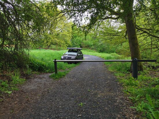 Ende Gelände... verfahren... jetzt mal ein paar Schritte zu Fuß
