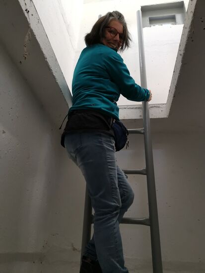 ... komme also auch ich nach oben 