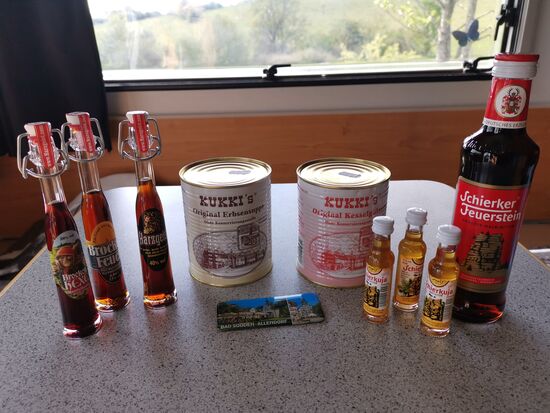 Und schon mal Mitbringsel hier lassen...