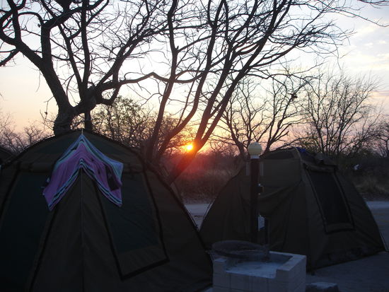 und immer wieder herrliche Sonnenuntergänge