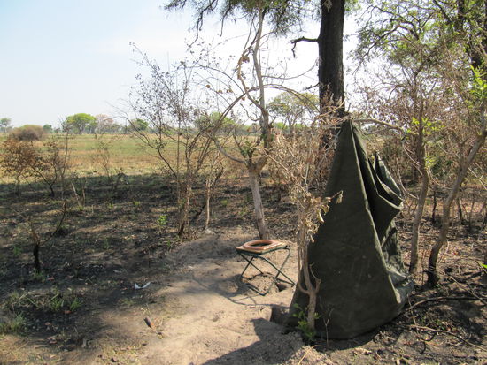 Toilette mit Aussicht
