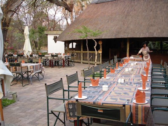 der Restautantbereich im Nata Camp