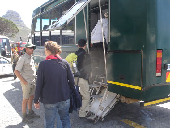 Unser Truck (mit Bernard, unserem Guide)