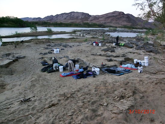 das war unser Schlafplatz