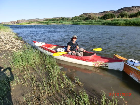 auf dem Orange River