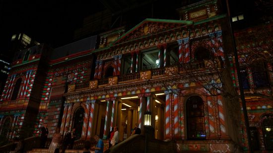 Townhall, angestrahlt