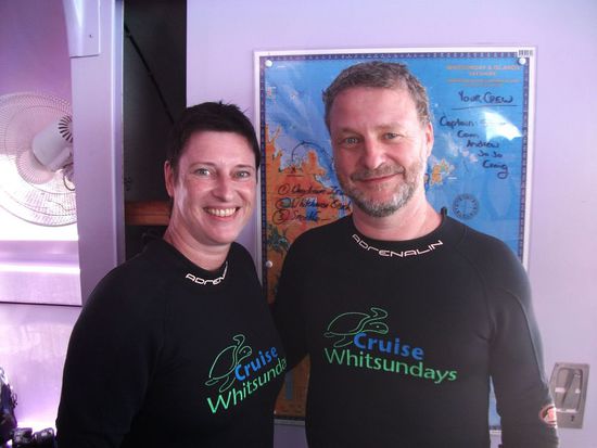 Auf der Arlie Beach Schnorcheltour.