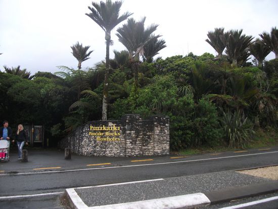die Pancake-Rocks bei Punakaiki