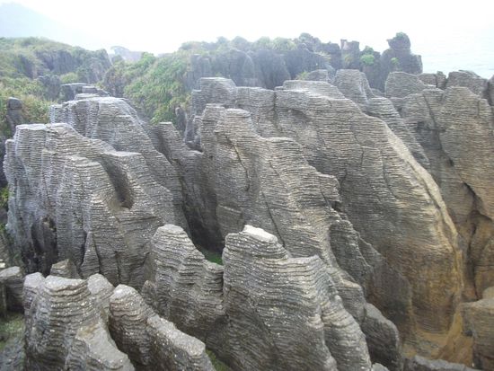 die Pancake-Rocks bei Punakaiki