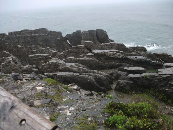 die Pancake-Rocks bei Punakaiki
