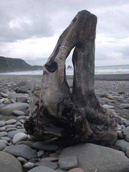 Greymouth am Strand