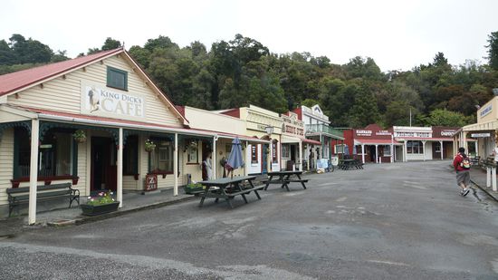 Greymouth: Shanty-Town (alte Goldgräberstadt nachgebaut)