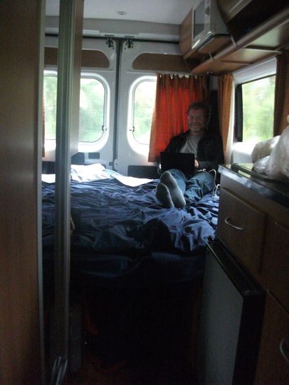 Franz-Josef-Glacier: 3 Tage im Camper gefangen - Regen ohne Pause....