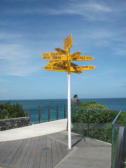 Bluff: äußerste Südspitze der Südinsel, Stirling Point
