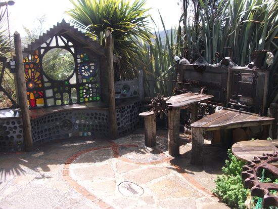 Papatowai: Curios-Cafe, hier war ein echter Künstler am Werk !