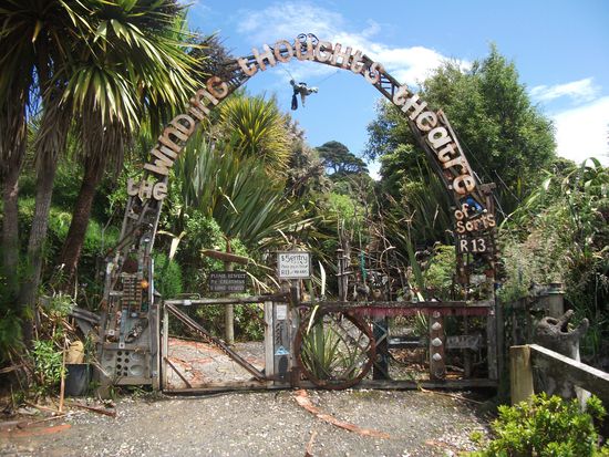 Papatowai: Curios-Cafe, noch mehr Kunst