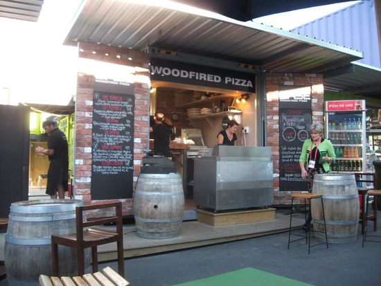 Christchurch - Container-Pizzeria