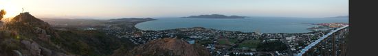 Panorama vom Castle Hill in Townsville.
