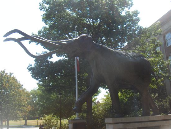 Vor dem Lincoln Museum