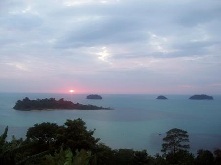 Sonnenuntergang auf der Insel Kho Chang