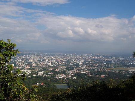 Chiang Mai von oben