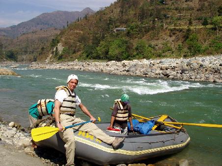 Rafting on Trisuli River