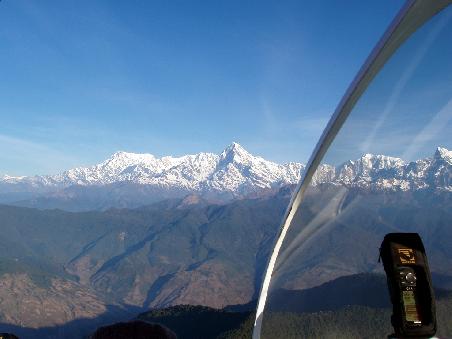 Wir nähern uns dem Annapurna-Massiv