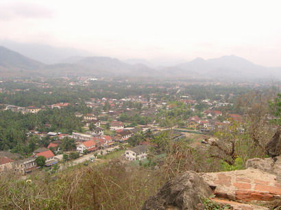 Blick ueber Luang Prabang