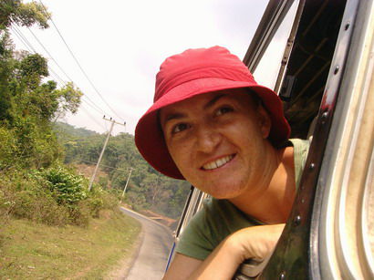 Seda im Bus in Laos